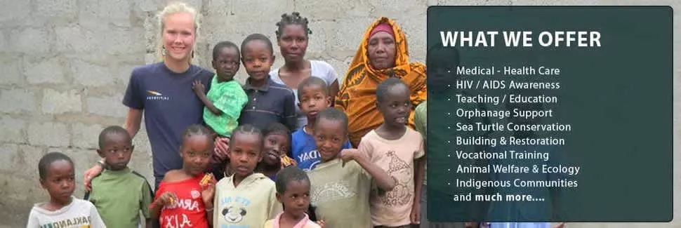 What We Offer - Volunteer programs and opportunities